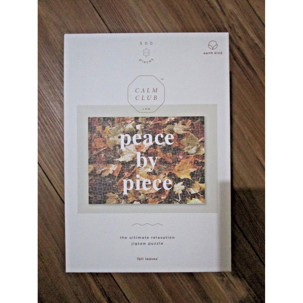 Luckies of London CALM CLUB Peace By Piece Fall Leaves Jigsaw Puzzle 500 Pieces